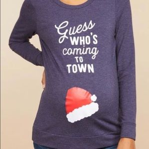 Guess who’s coming to town long sleeve shirt